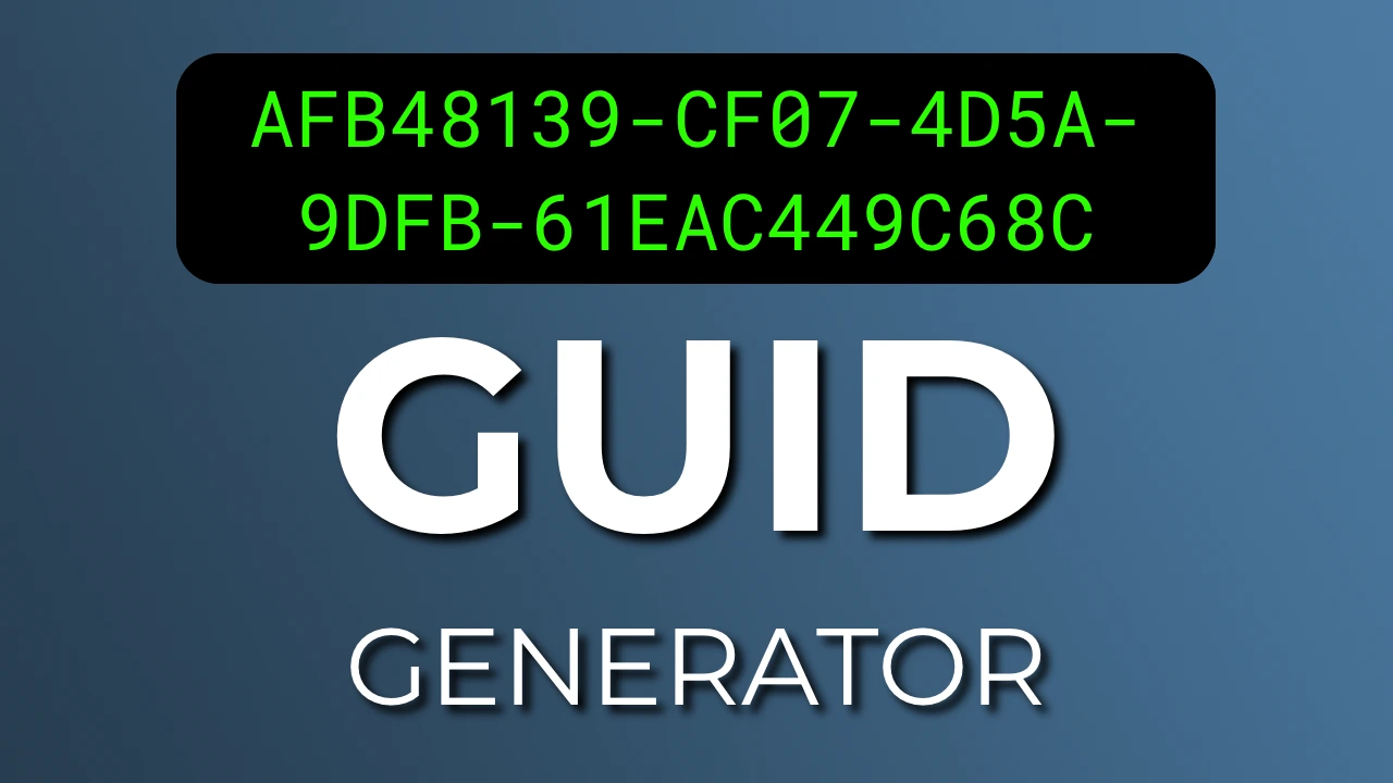 Random GUID Generator
